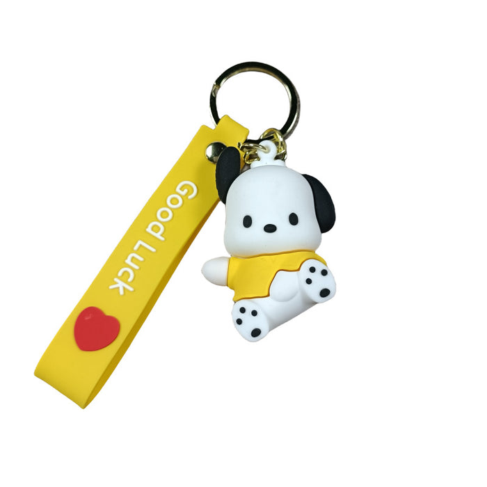 Wholesale Cute 3D Doll Silicone Keychain JDC-KC-MingT149