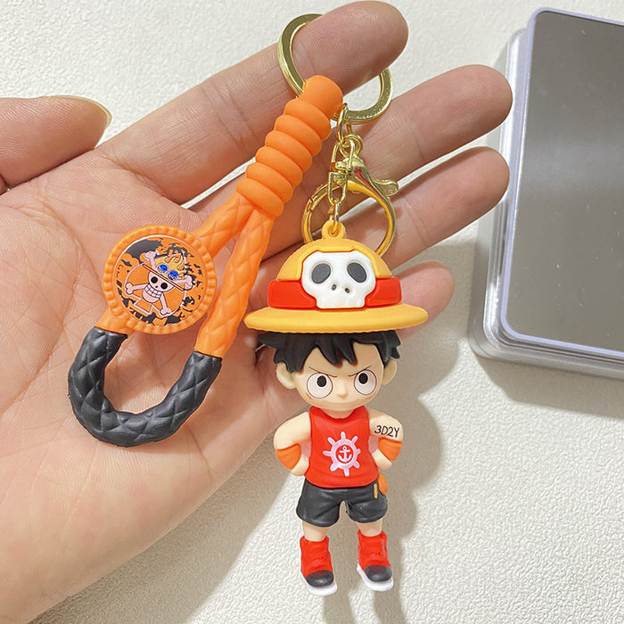 Wholesale Dress-up Woven Cartoon Key Chain Doll Key Chain Accompanying Gift Pendant Small Jewelry