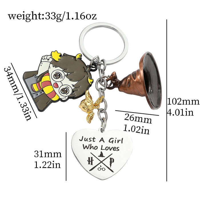 Wholesale Letter Metal Keychain (M) JDC-KC-ShaoH008