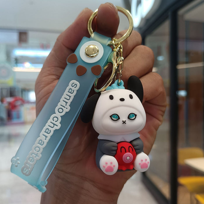 Wholesale PVC Cartoon Doll Keychain JDC-KC-KuangK014