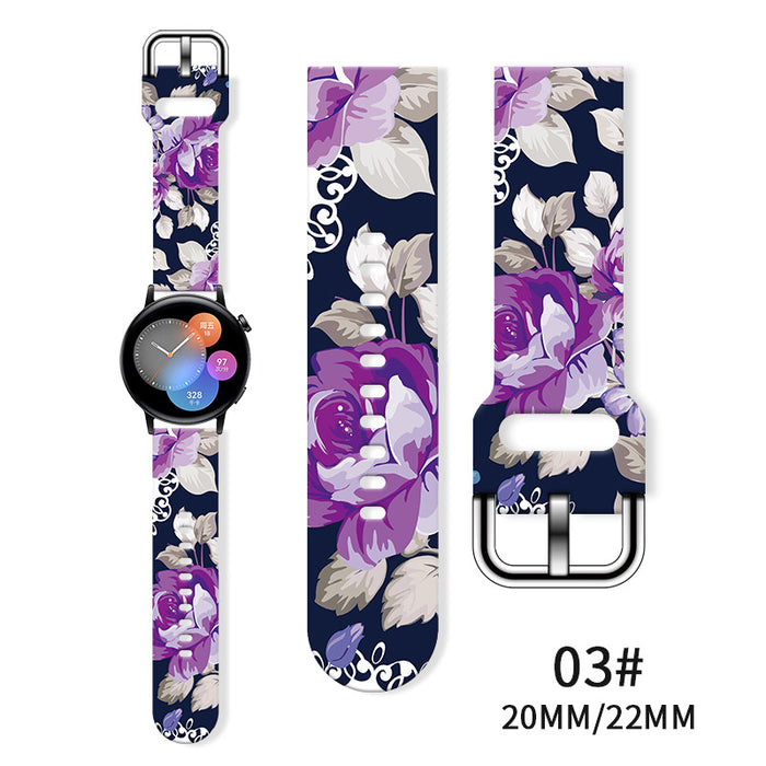 Wholesale Printed  Tpu Watch Strap Wrist Strap JDC-WD-NuoQi085