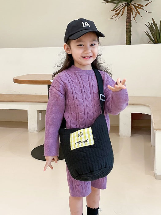 Wholesale Nylon Simple Children's Bag Large Capacity Cute Handbag JDC-SD-YuanDuo096