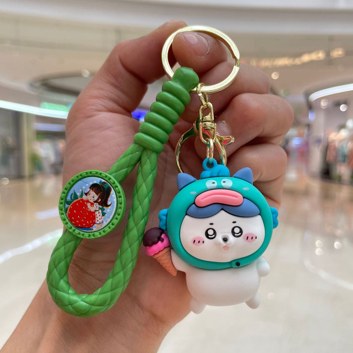 Wholesale Keychain Cartoon Doll Car Keychain Backpack Pendant Couple Exquisite Small Gift Wholesale