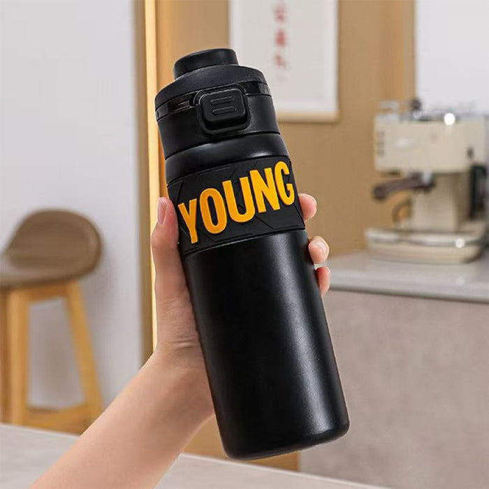 Wholesale Capybara Thermos Cup Stainless Steel Double Drinking Cup Cartoon Cute Girls Straw Cup