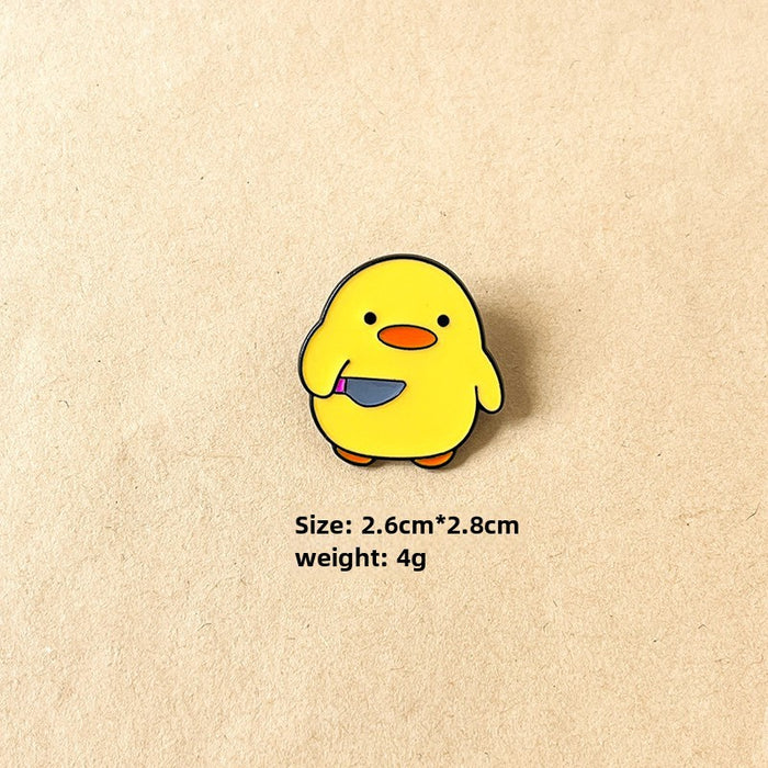 Wholesale Cute alloy brooch, cartoon personality badge brooch, clothing bag, anime decoration