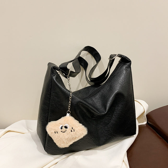 Wholesale New retro large capacity tote bag, fashionable and casual for work and commuting, new single shoulder crossbody bag