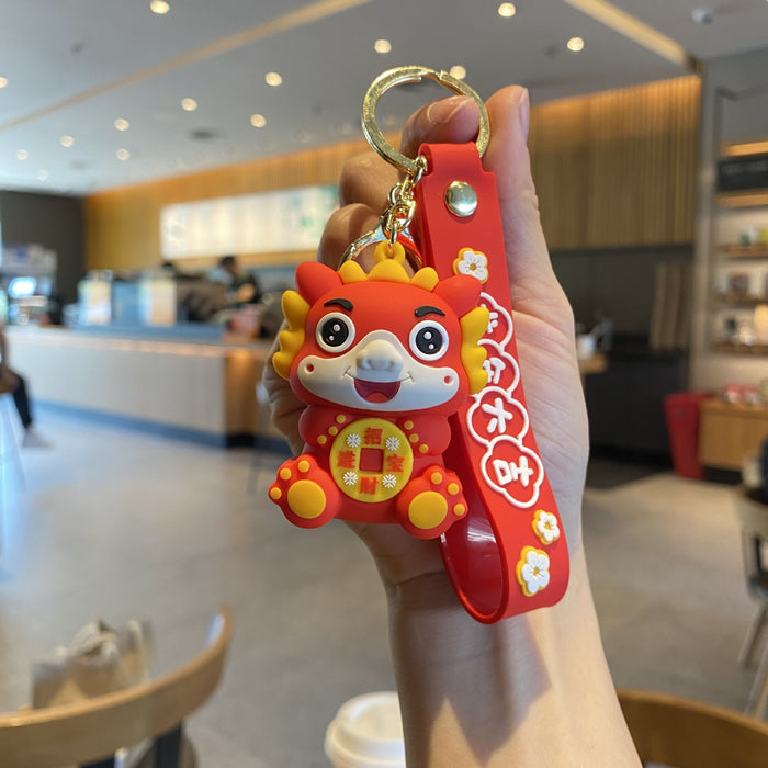 Wholesale Cartoon Silicone Doll Keychain JDC-KC-MingT032