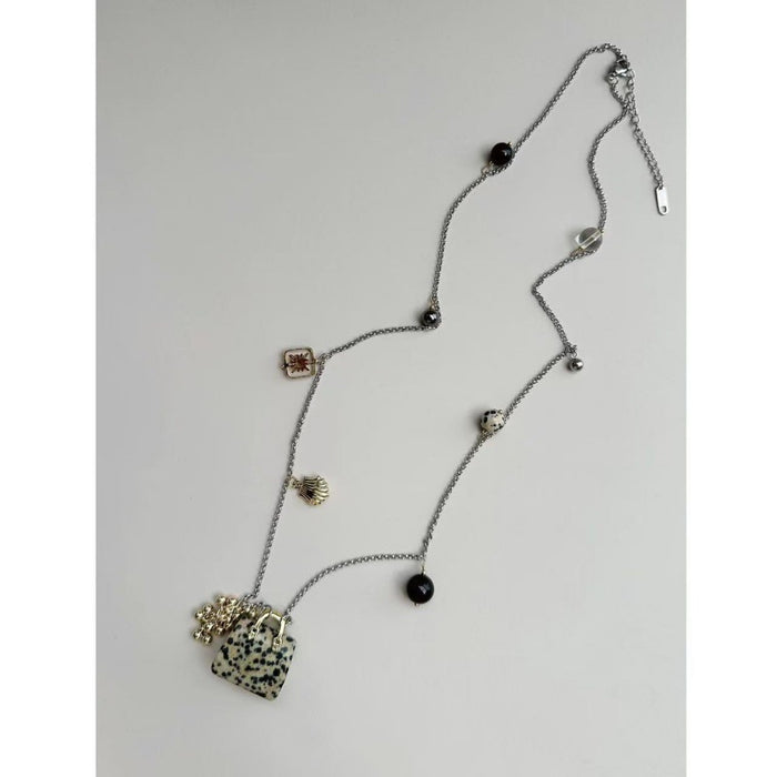 Wholesale Natural glass stone sweater chain,  long tiger eye bag necklace