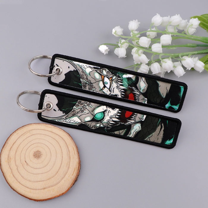 Wholesale Cloth Anime Monster Keychain Bag Charm Cartoon Pendant For Anime Fans Decorative Accessory MOQ≥3