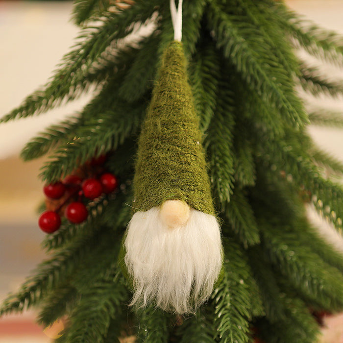 Wholesale Christmas Decorations Christmas Knitted Small Pendant Christmas Tree Faceless Old Man Doll Pendant Small Hanging
