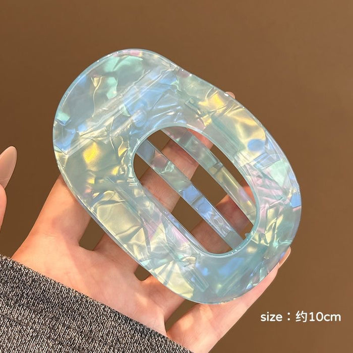 Wholesale High-End Semi-Circular Acrylic Hair Clip