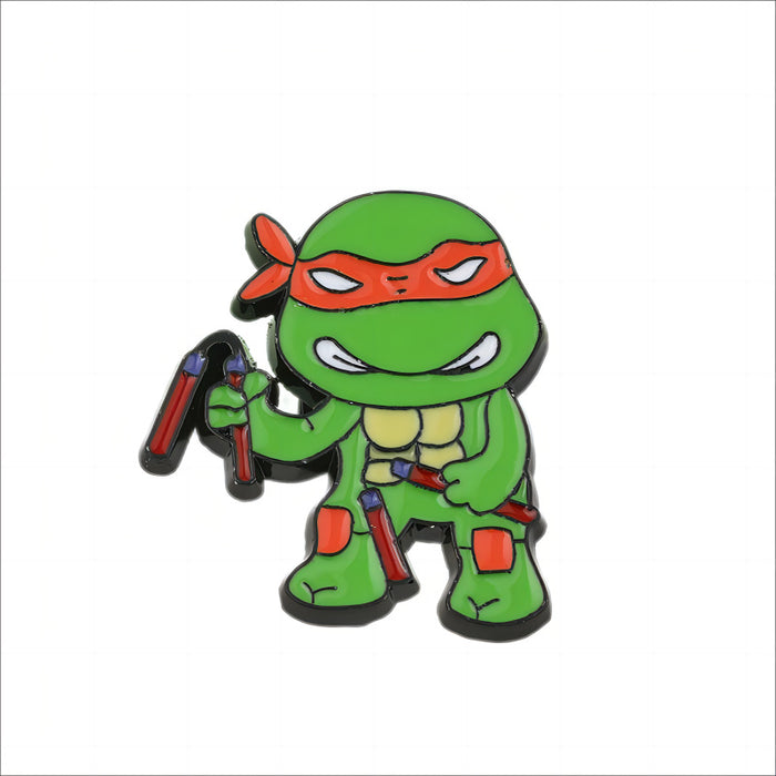 Wholesale Cartoon Character Badge Cartoon Alloy Oil Drop Brooch Green Turtle