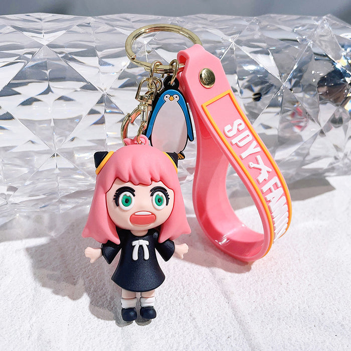 Wholesale Cartoon Silicone Doll Keychain JDC-KC-QiChao035