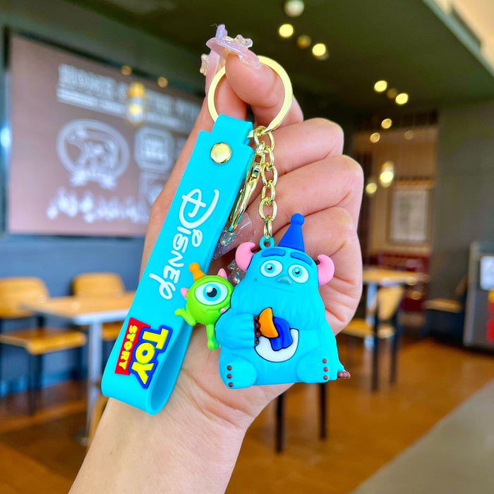 Wholesale Cartoon Monster Keychain Cute Doll Bag Pendant