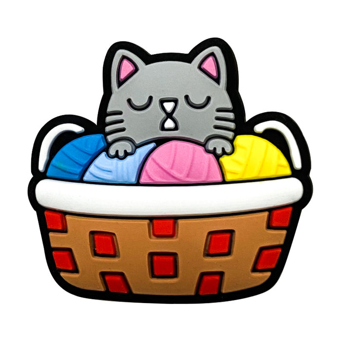 Wholesale 10PCS Cartoon Cute Cat Silicone Beads JDC-BDS-WDX057