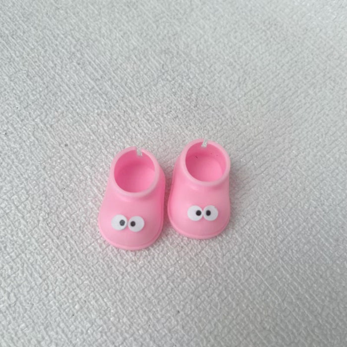 Wholesale Cute and playful hand-painted colorful shoes with small eyes