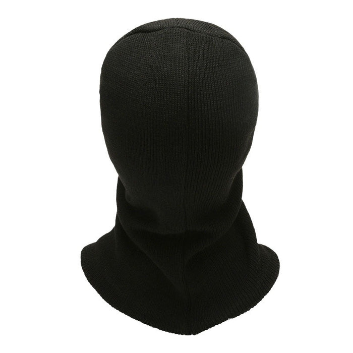 Wholesale Knitted hat, warm hood, autumn and winter outdoor cycling, windproof, ear protection, hole cap with fleece