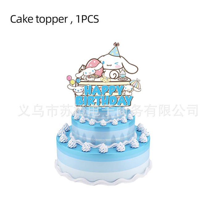 Wholesale Party Supplies  Children' s Cartoon Birthday Decoration Disposable Tableware Cartoon Paper Cup suit