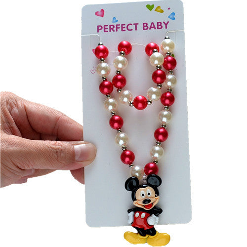 Wholesale Children' s Cartoon Cute Beaded Necklace