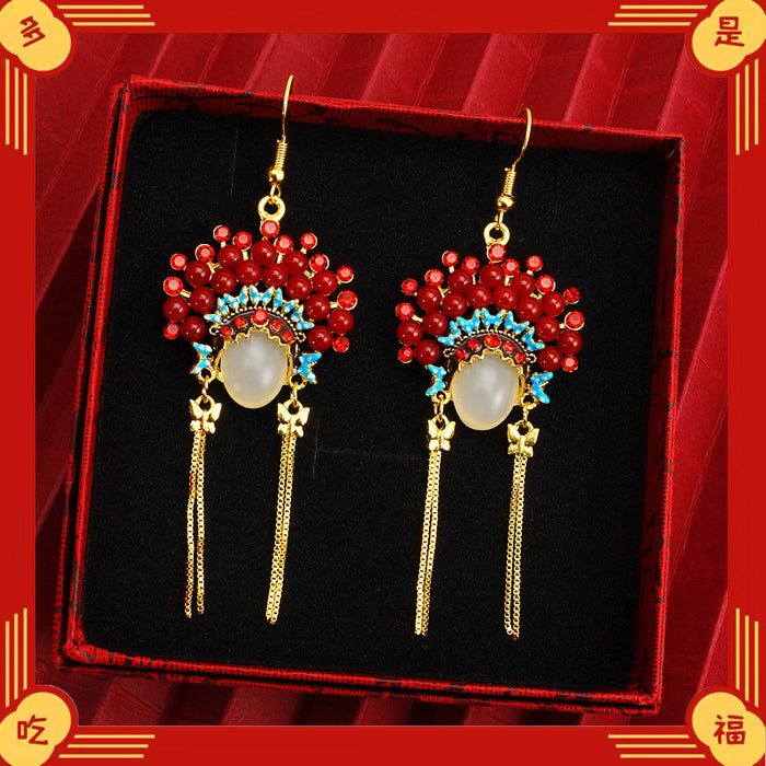 Wholesale  Peking Opera facial makeup earrings