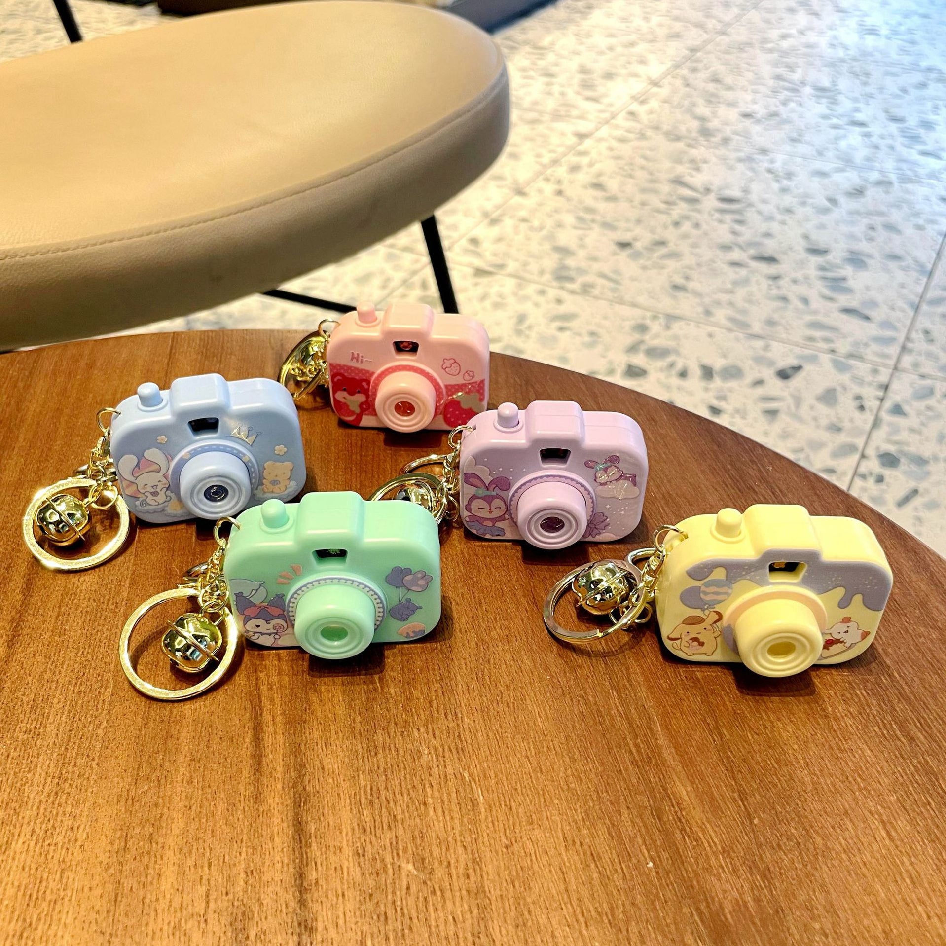 Translucent Keychain Camera Wholesale Cartoon Cute Projection Camera Acrylic Keychains JWE-KC ...