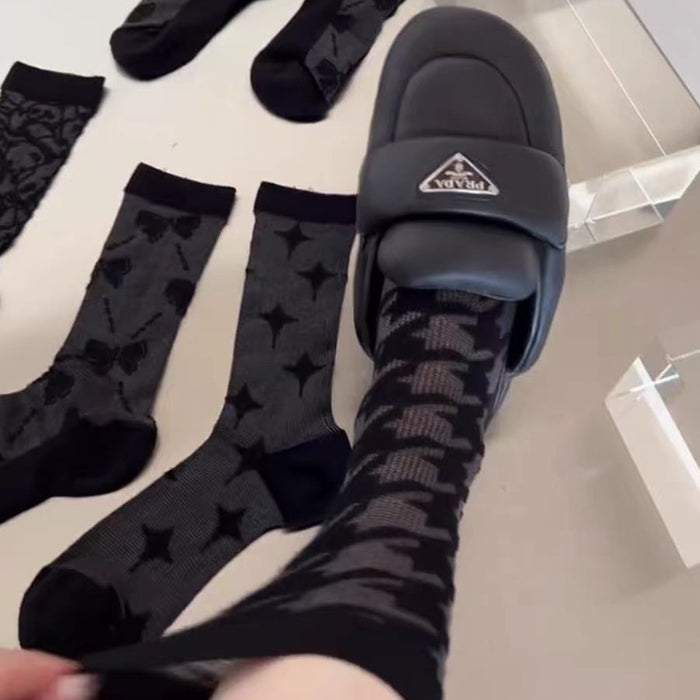 Wholesale Girls' summer lightweight and breathable high-quality socks