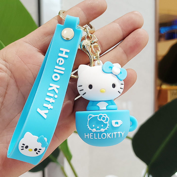 Wholesale Cartoon Silicone Doll Keychain JDC-KC-KuangK024