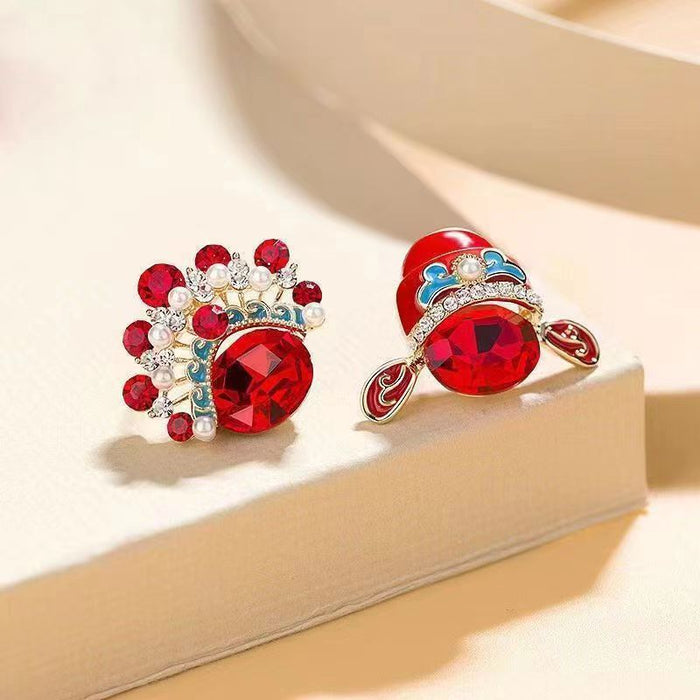 Wholesale  Peking Opera facial makeup earrings