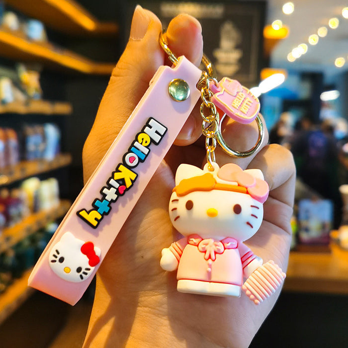 Wholesale Cartoon Doll Silicone Keychain JDC-KC-Tingm259