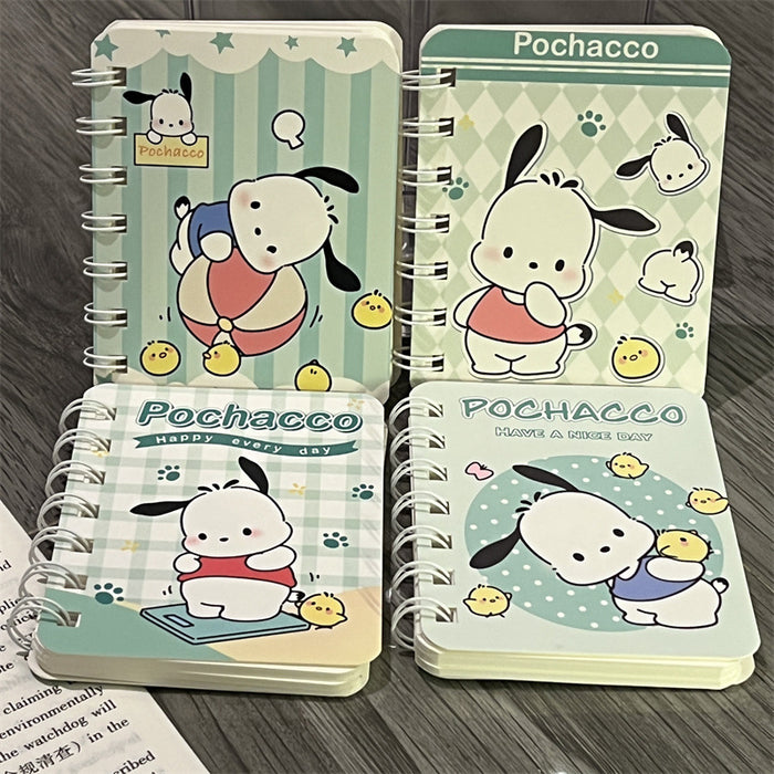 Wholesale 4 Sets of A7 Small Coil Cartoon Paper Notebook JDC-NK-YYC003