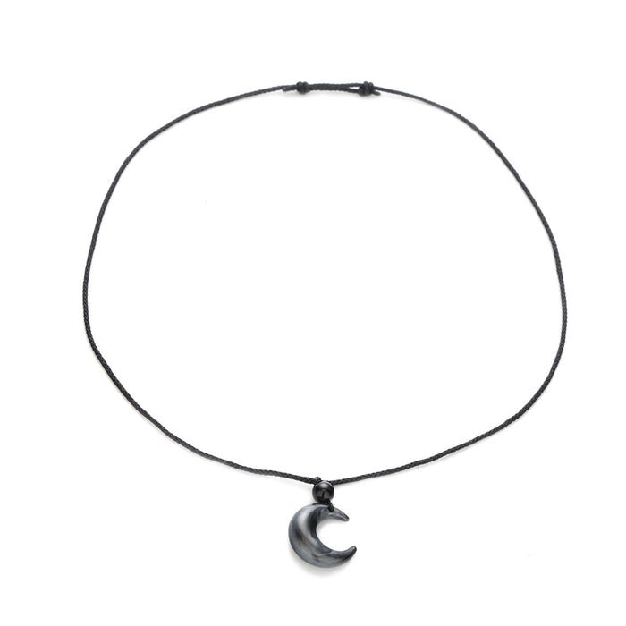 Wholesale Pendant necklace, high-end and versatile, hand woven hanging rope accessories, new minimalist accessories