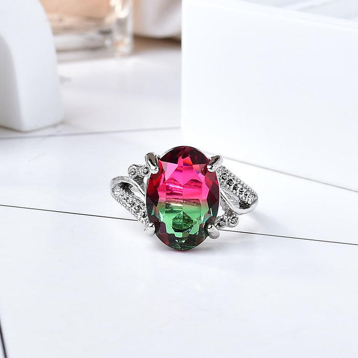 Wholesale New Open End Ring with High Grade Imitation of Ruby Ring