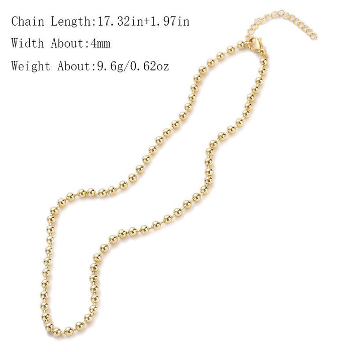 Wholesale Necklace Clavicle Chain Bare Chain Adjustable JDC-NE-YJ002