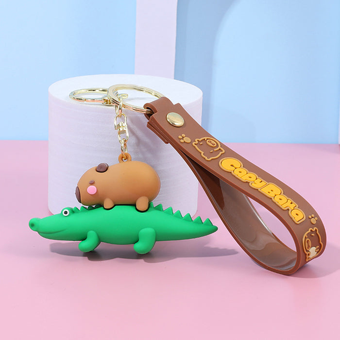 Wholesale  Capybara Small Pendant Doll Keychain