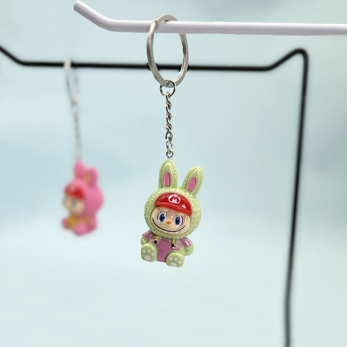 Wholesale Cute cartoon pendant doll small accessory keychain