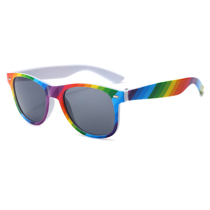 Wholesale Sunglasses, rice nail sunglasses, holiday parties, rainbow glasses
