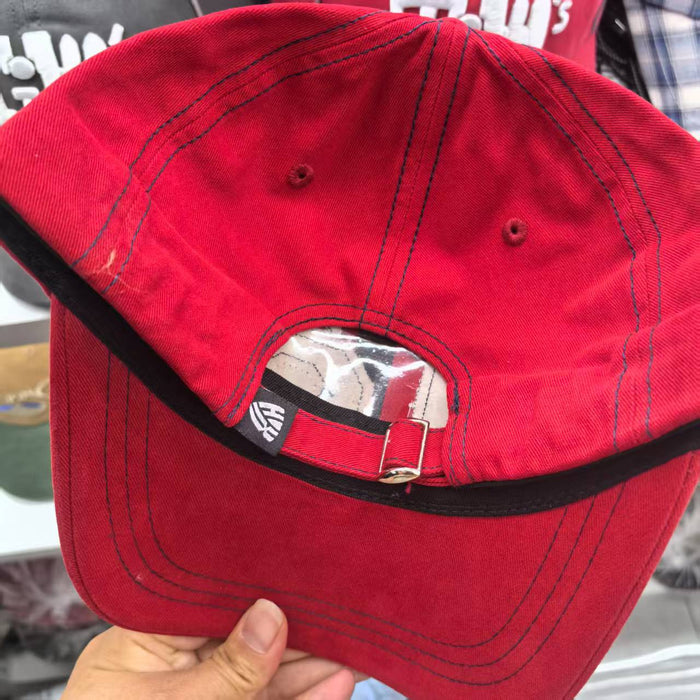 Wholesale Letter duckbill cap, women's casual versatile wide brimmed baseball cap, men's big head circumference, sun shading