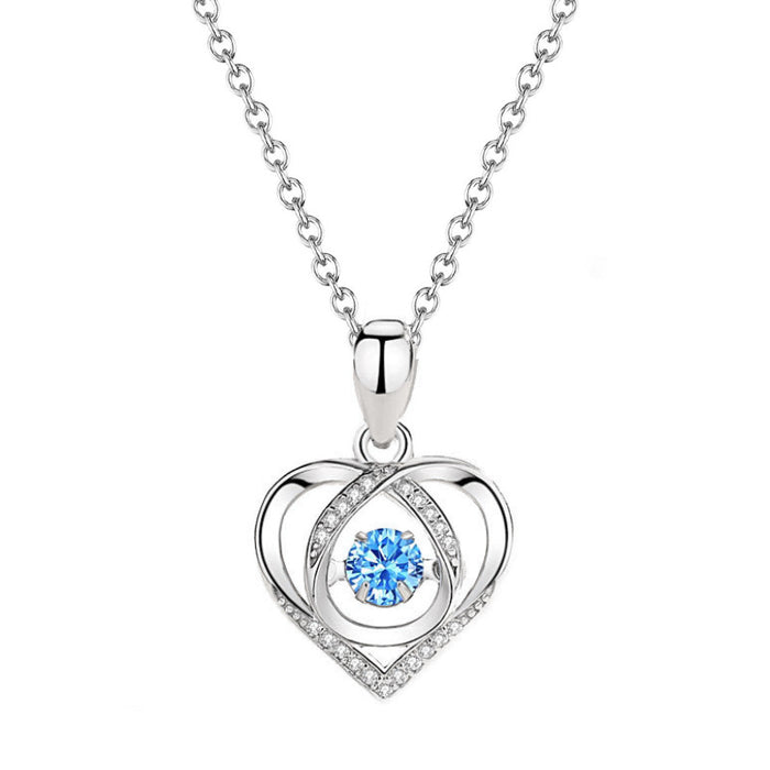 Wholesale Necklace Feminine and Smart Heart Shape Clavicle Chain Pendant