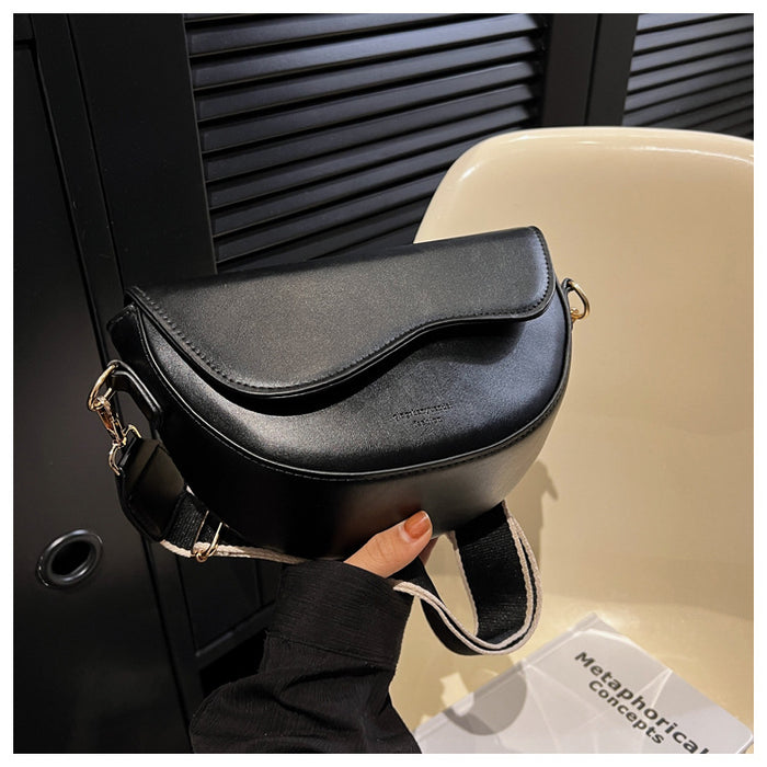 Wholesale New Single Shoulder Crossbody Bag Fashion Small Square Bag Wide Shoulder Strap Single Shoulder Bag