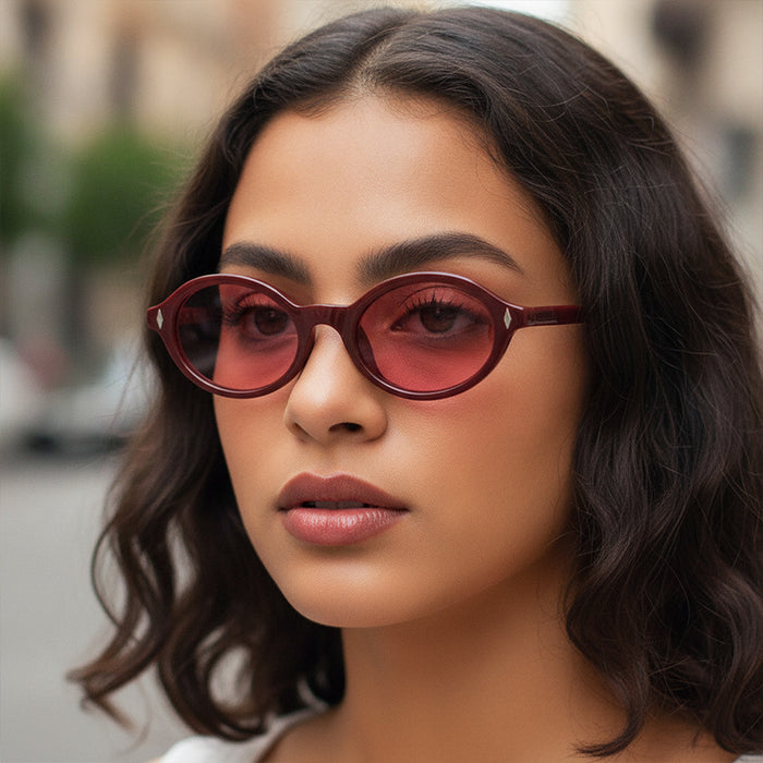 Wholesale Retro Round Sunglasses Black Frame Gray Lens UV400 Travel Boutique