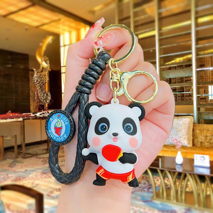 Wholesale Silicone Cartoon Doll Keychain JDC-KC-MingT162