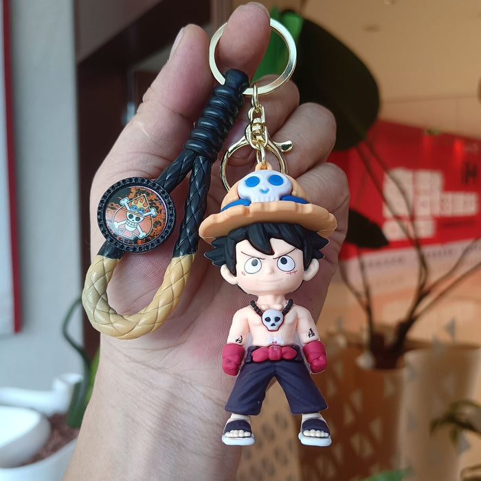 Wholesale Cartoon Silicone Doll Keychain JDC-KC-KuangK029