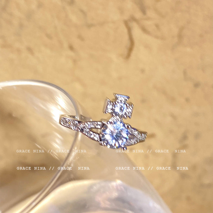 Wholesale Sparkling Diamond Personalized Ring
