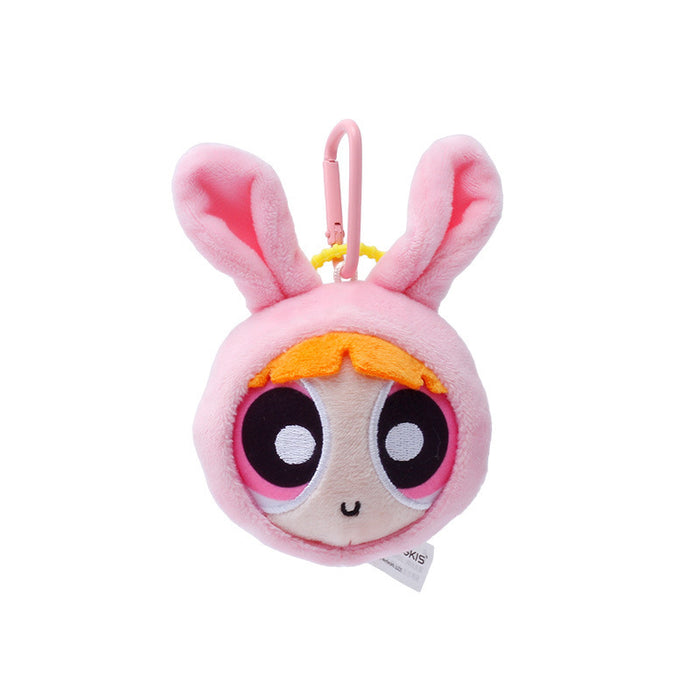 Wholesale Powerpuff Girls Plush Animal Pendant Cute Rabbit Puppy Bear Pendant Doll Keychain Doll Gift