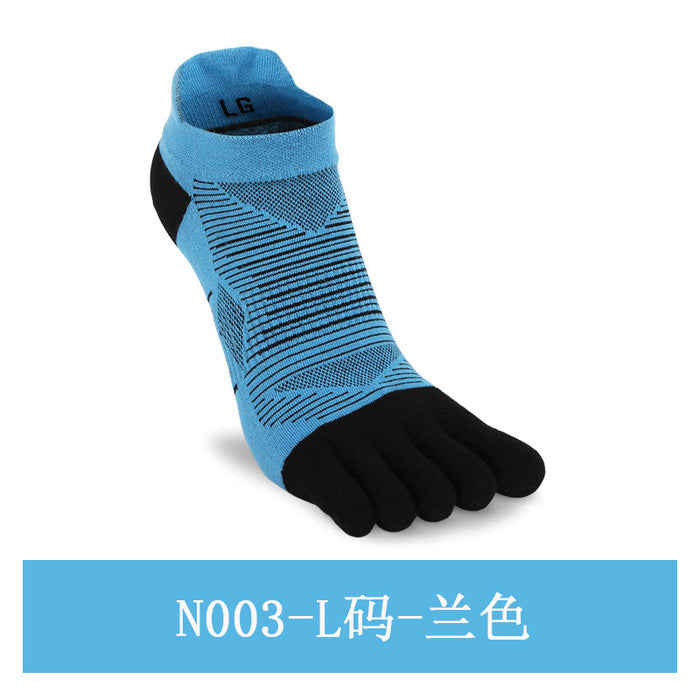 Wholesale breathable sweat-absorbent five-finger socks backrest toe socks short five-toe sports sock