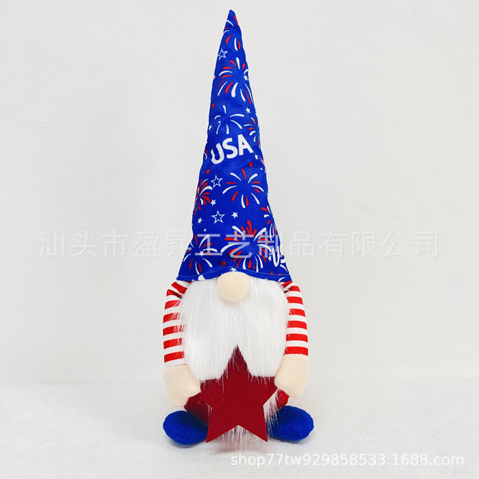 Wholesale New Doll National Day Star Bar Sharp Hat Decoration Wholesale