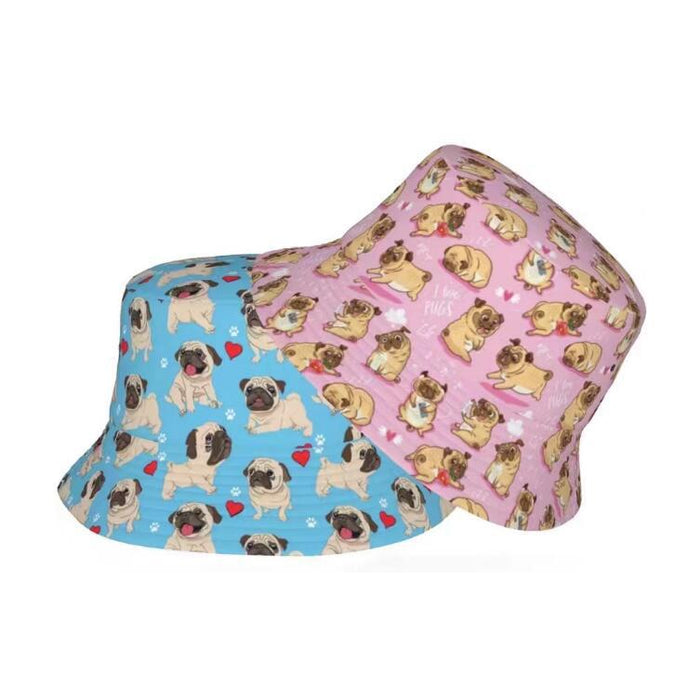 Wholesale geometric graffiti retro fisherman hat printed double-sided all-match basin hat outdoor sun hat