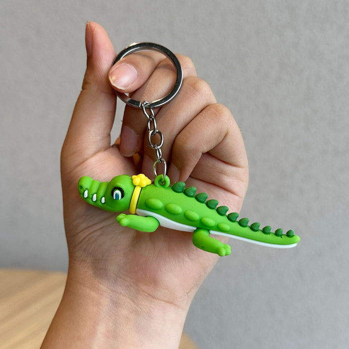 Wholesale Crocodile PVC cartoon backpack pendant backpack pendant decoration