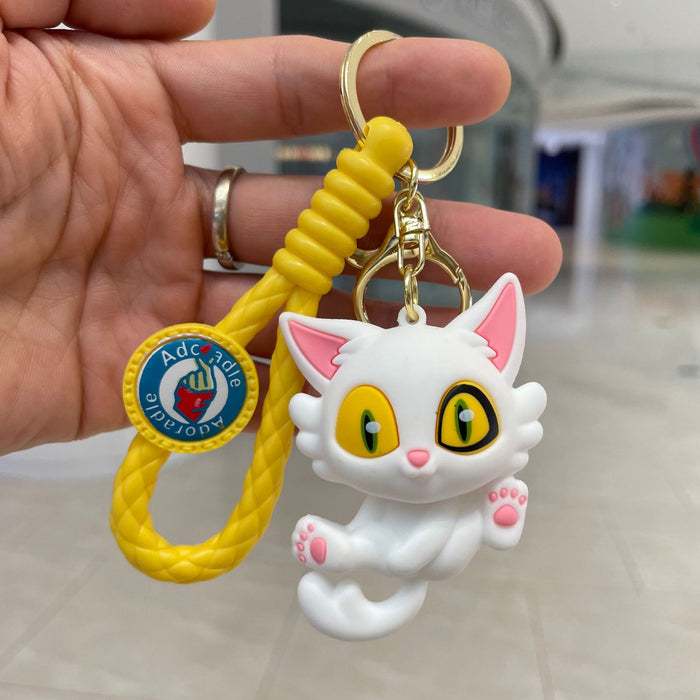 Wholesale Keychain Cute Cat Doll Backpack Pendant Doll Machine Small Gift Wholesale