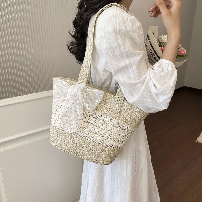 Wholesale Polyester Woven Tote Bag Urban Minimalist Handbag